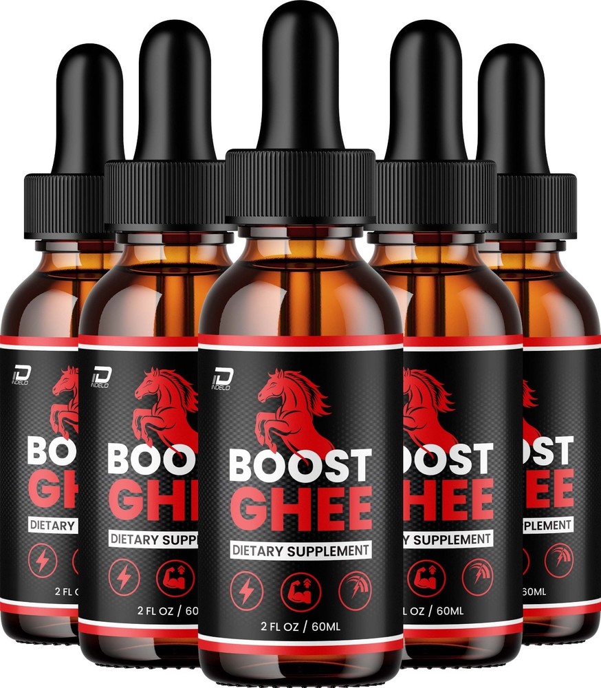 (5 Pack) Boost Ghee Liquid Drops – BoostGhee Natural Blend Healthy Organic