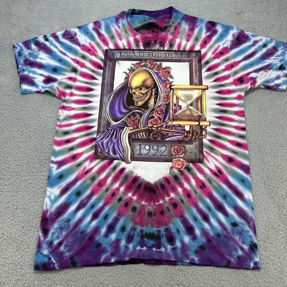 Grateful Dead 1992 NYE Oakland Coliseum Vintage T-Shirt Bill Graham-image
