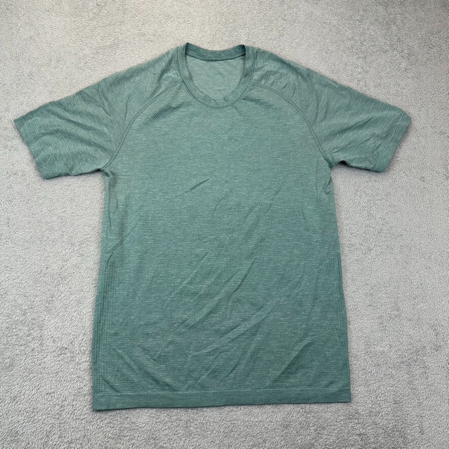 Lululemon Metal Vent Tech Short Sleeve Crewneck T-Shirt Running Mens S Blue