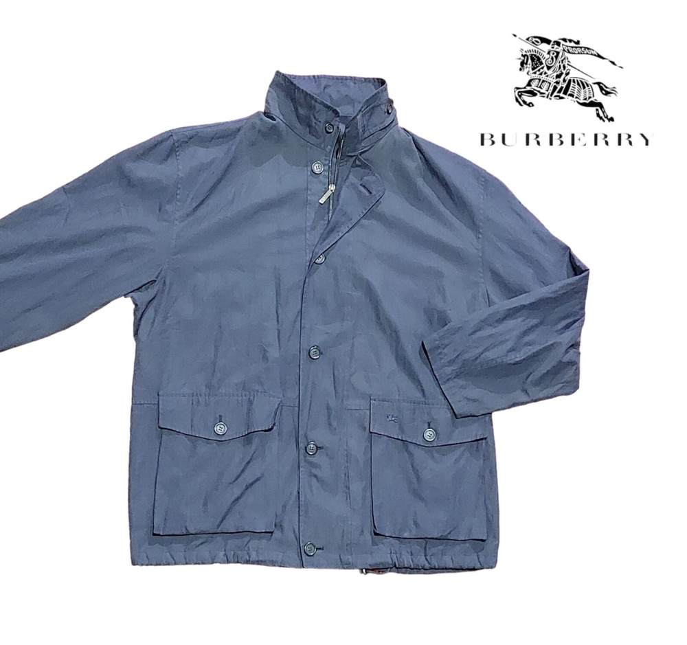 BURBERRY London Jacket Navy Blue Windbreaker Size L