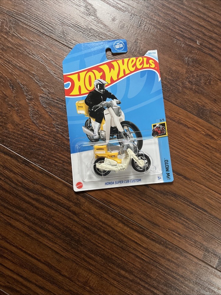 2024 Hot Wheels Honda Super Cub Custom Yellow