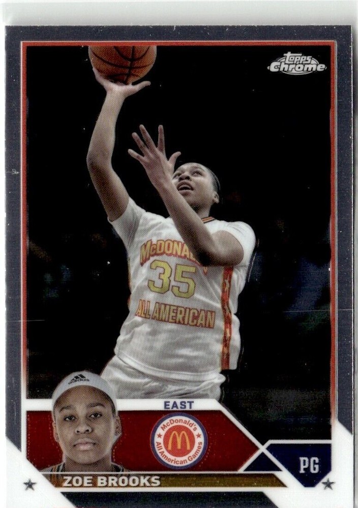 2023-24 CHROME MCDONALD'S ALL AMERICAN ZOE BROOKS NORTH CAROLINA STATE