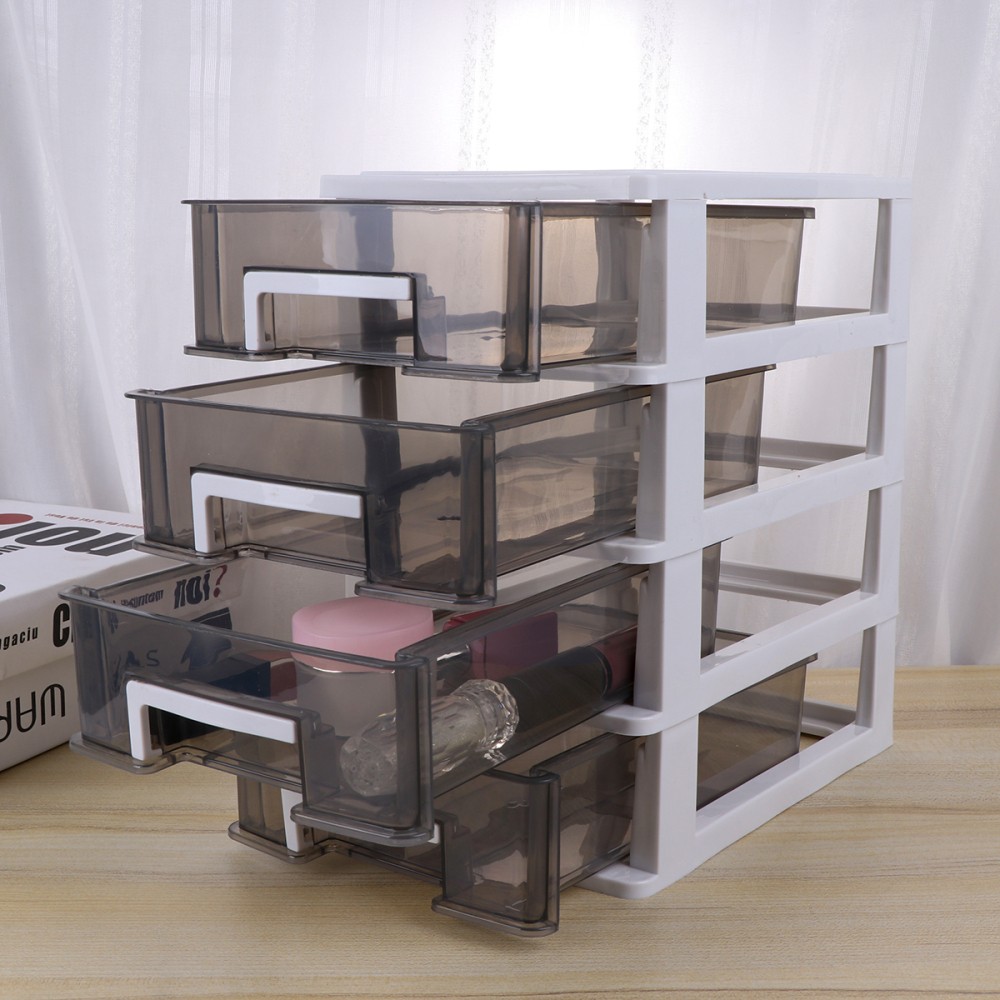 4-Layer Drawer Storage Cabinet for Office Organization