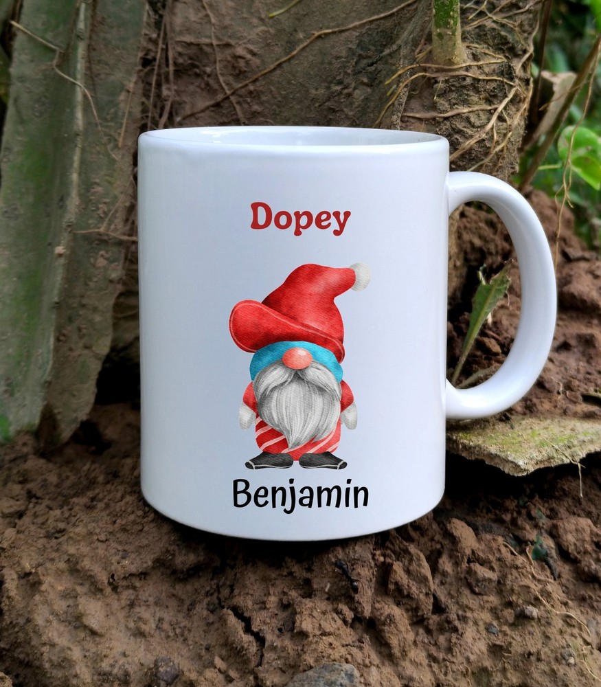 Gnome Mug Personalized Funny Coffee Mug Hot Chocolate Mug Perfect Gift For A
