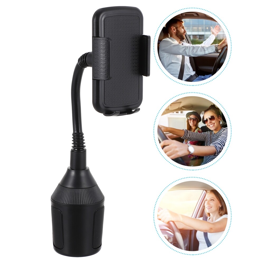 Universal Car Cup Holder Mount for Phones and Tablets with Secure Support