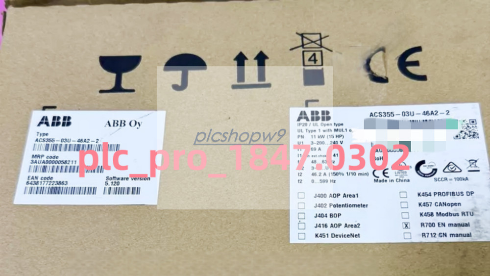 1PCS Brand New ABB ACS355-03U-46A2-2 Frequency Converter  Fast shipment