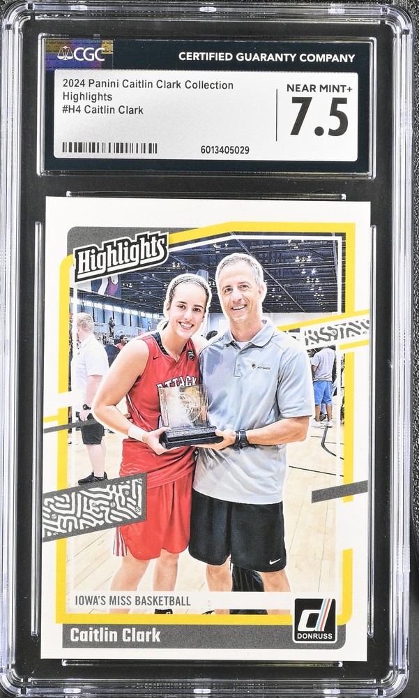 2024 Panini Caitlin Clark Collection Caitlin Clark #H4 Highlights CGC 7.5