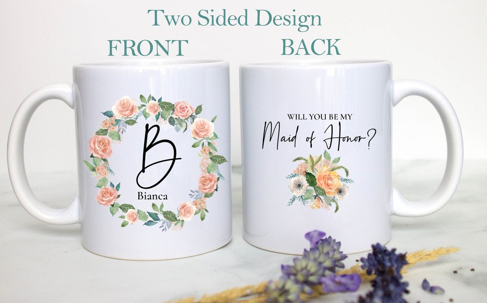 Bridesmaid Proposal Bridesmaid Mug Custom Personalized Mug Bridesmaid Gift