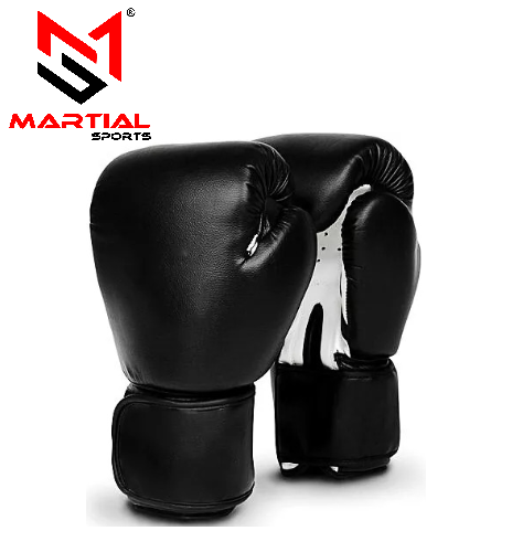 Martial Sports Faux Leather Classic Boxing Gloves Free Handwraps Free Shipping