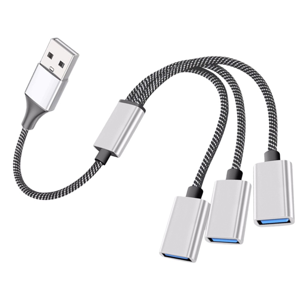 USB Extension Cord Splitter Hub for Charging and Power Cables