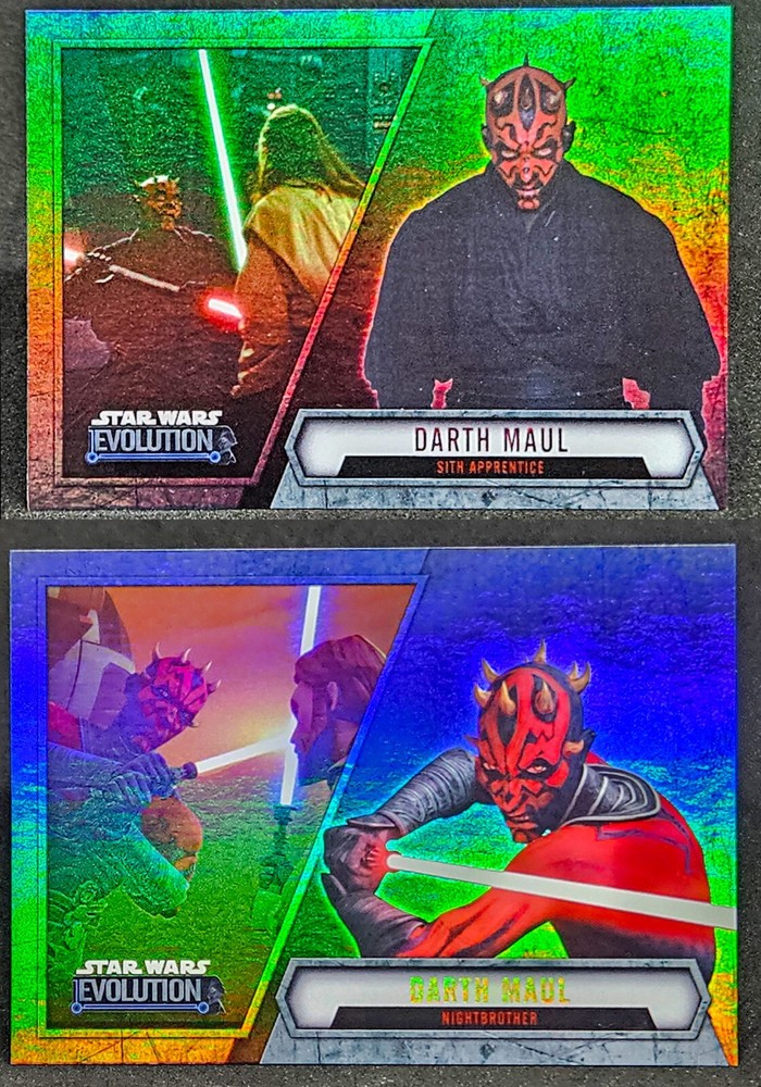 DARTH MAUL 2016 Star Wars Evolution Foil 94 - 95