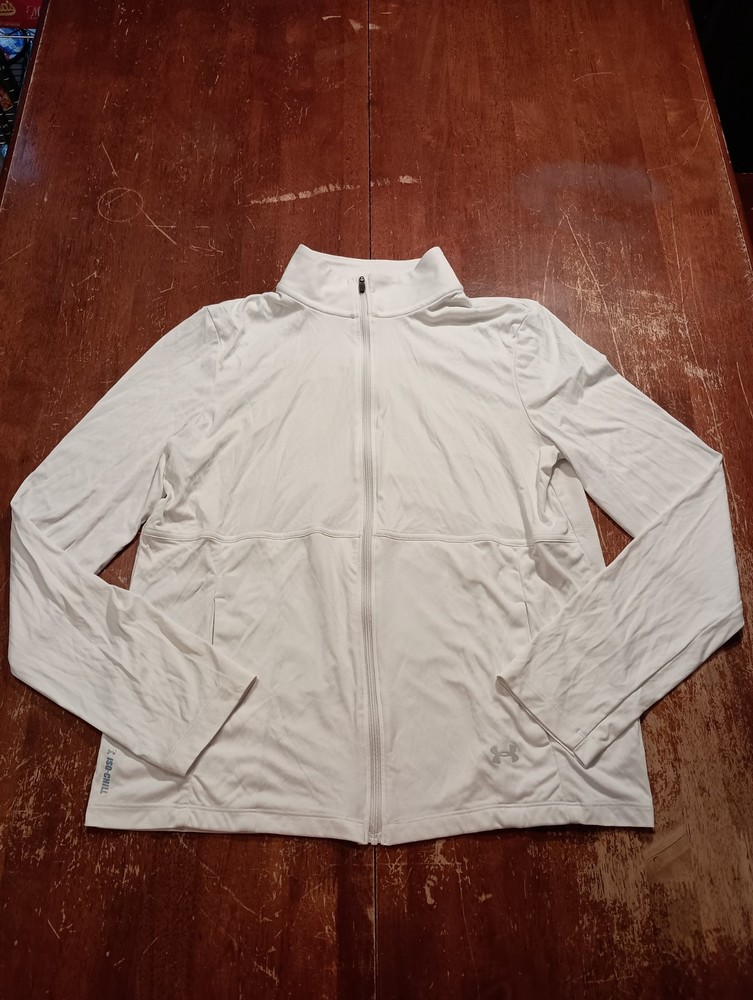 Under Armour UA Women's Iso-Chill Full Zip Activewear Top Size Small Loose
