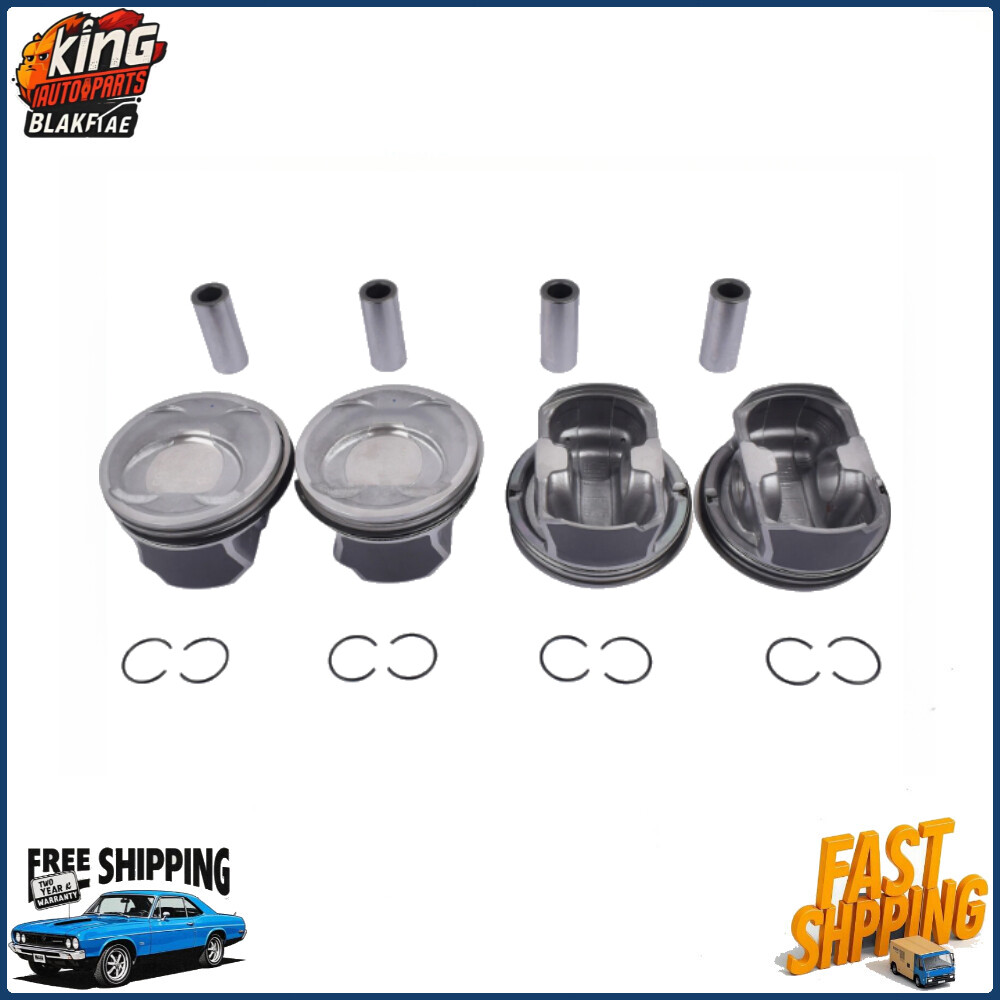 4× STD 2.0L Piston Ring Kit For 2012–20 Hyundai Kia G4NA 234102E500 23410-2E500