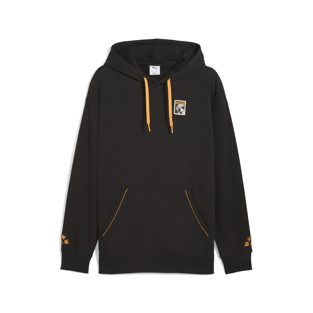 PUMA Wardrobe Essentials Dia De Muertos Pullover Hoodie Mens Black Casual Outerw