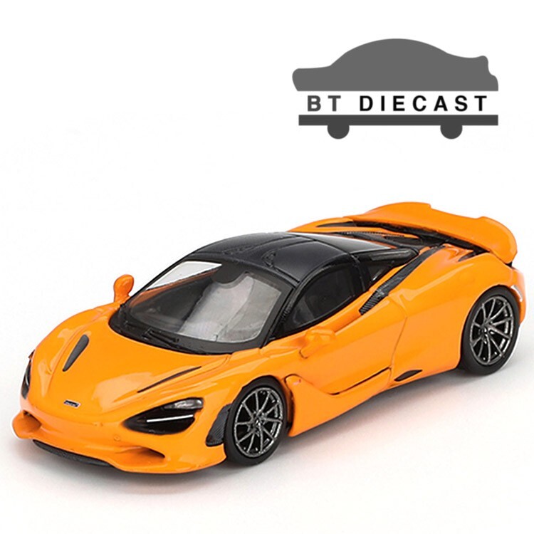 MINI GT MCLAREN 750S 1/64 DIECAST MODEL CAR ORANGE MGT00814