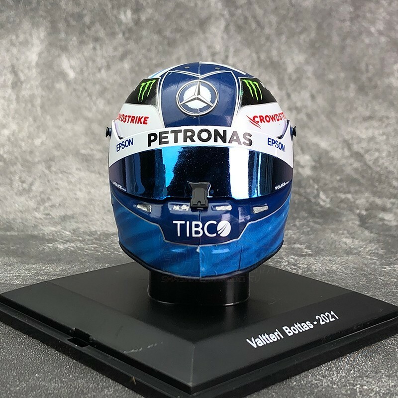 Spark 1/5 Helmet Replica 2021 Mercedes AMG F1 Team #77 Valterri Bottas 5HF063