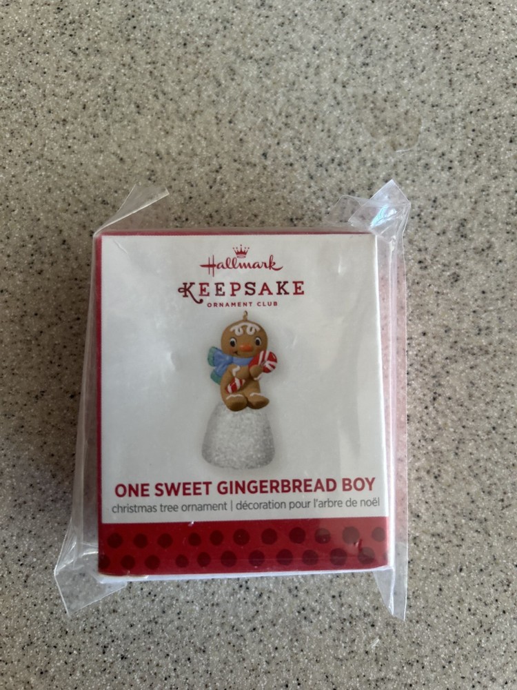 Hallmark 2013 Hallmark One Sweet Gingerbread Boy Gumdrop KOC Local Club Excl