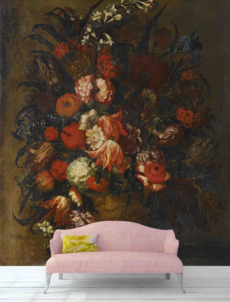 3D Flowers Still Life Oil Painting Wall Murals Wallpaper Murals Wall Sticker 16
