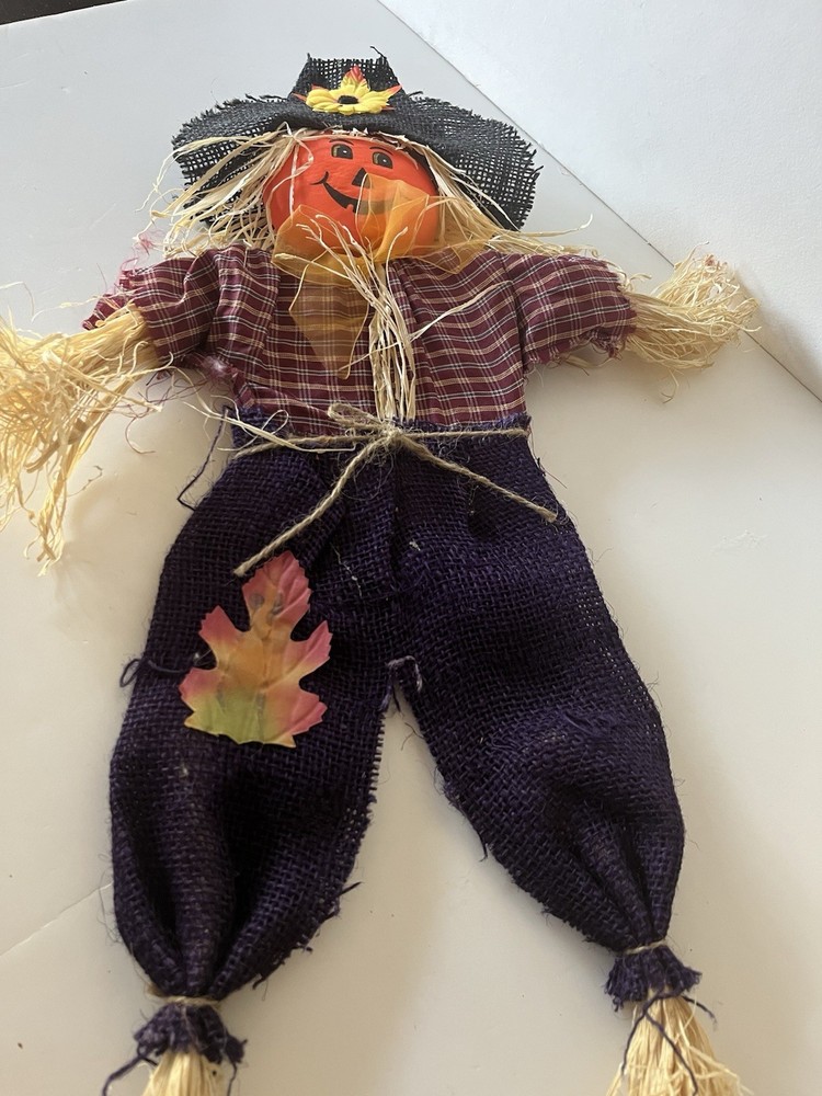 Vintage, New, Table Or Hanging 24”Fall Scarecrow Decor
