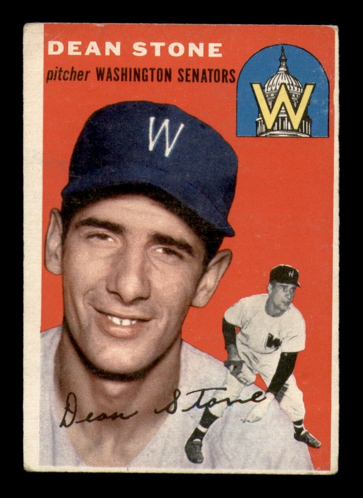 1954 Topps Set Break # 114 Dean Stone VG *OBGcards*