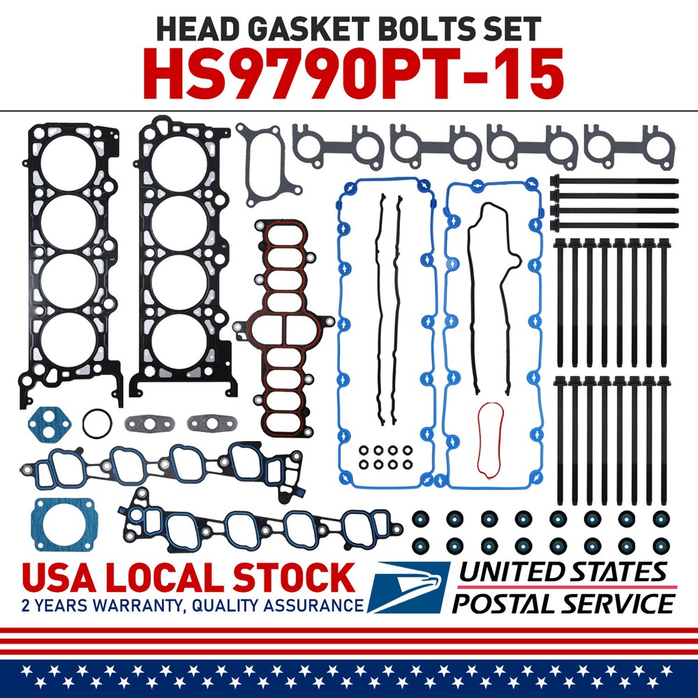 Full Gasket Set for 00-04 Ford 5.4L V8 E150 F150 Excursion Expedition SOHC 16V-image