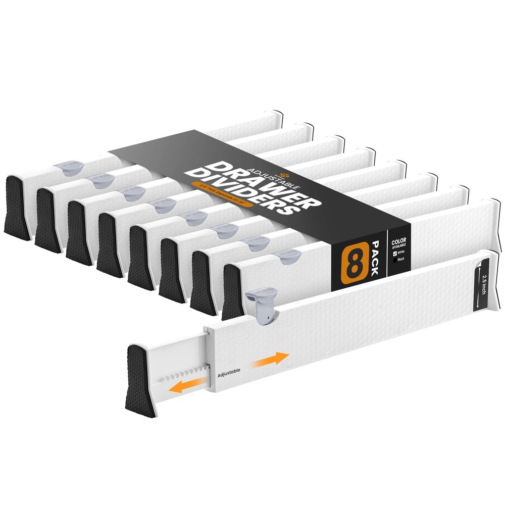 Adjustable Drawer Dividers, 2.5