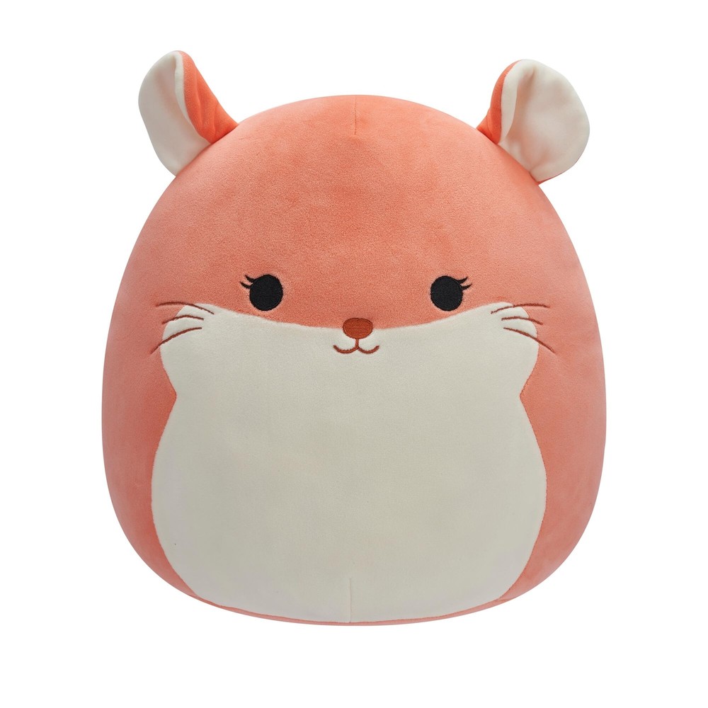 Squishmallows Original 14-Inch Erica Peach Chinchilla - Large Ultrasoft Offic...
