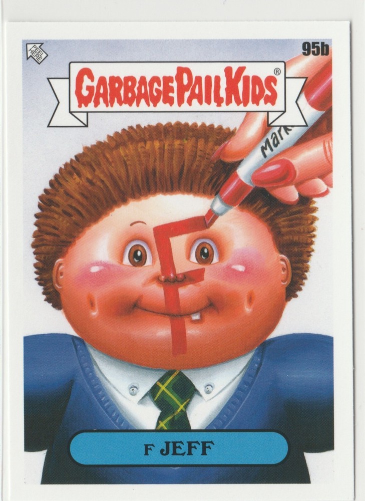 F Jeff #95b Garbage Pail Kids GPK 2020 Late To School LTS