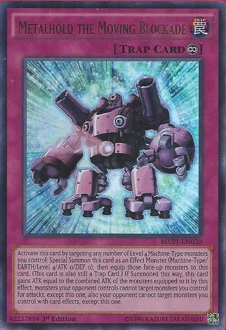 Metalhold the Moving Blockade - MVP1-EN030 - Ultra Rare - 1st Edition - Lightly