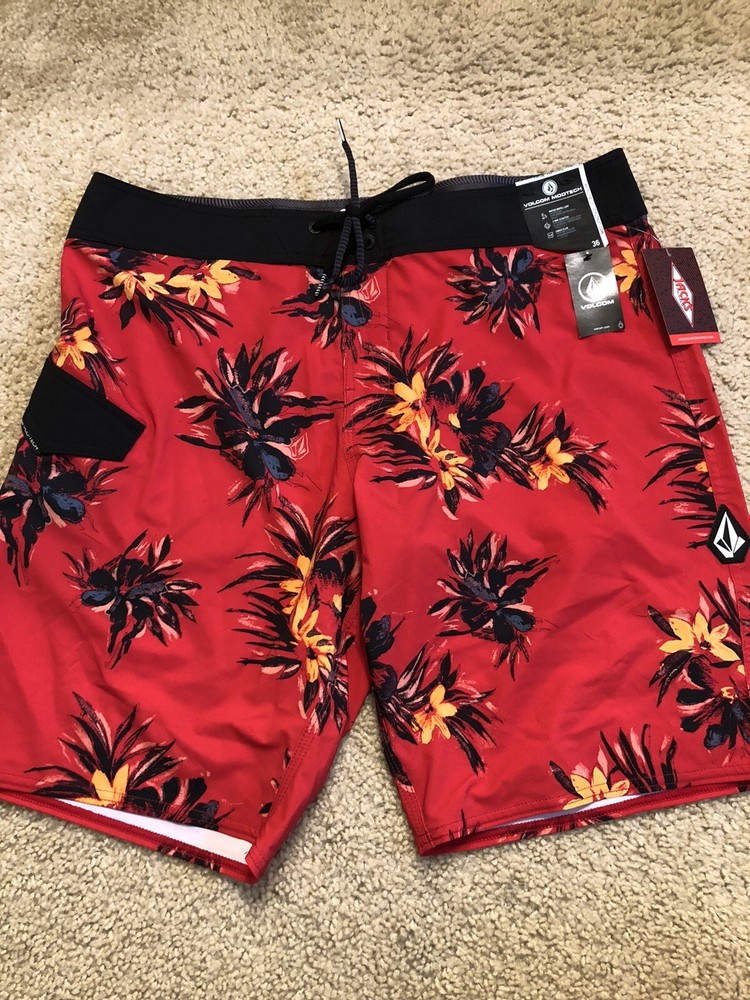Volcom Boardshorts Mens Mod Lido Print 4-Way 20