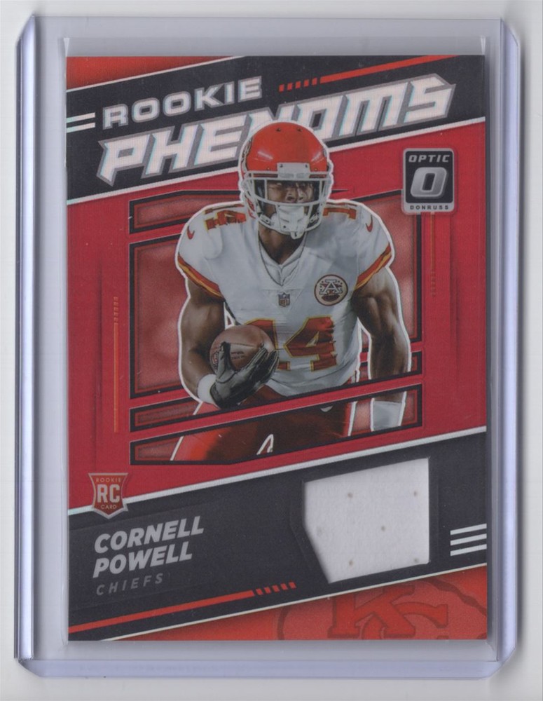 2021 Donruss Optic Rookie Phenoms Cornell Powell Rookie Patch Kansas City Chiefs