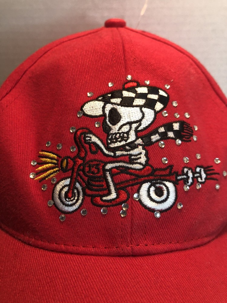 NWT Don Ed Hardy Speedy Hat Red 55 New with Tag Adjustable