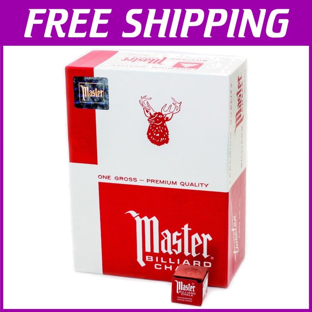 Professional Billiard Chalk Set - 144