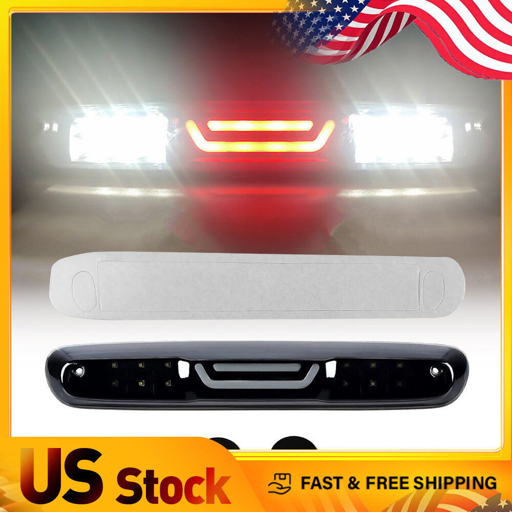 AUXITO SMOKE LED Third Brake Light Cargo Lamp Compatible with GMC Sierra 1500 45486  