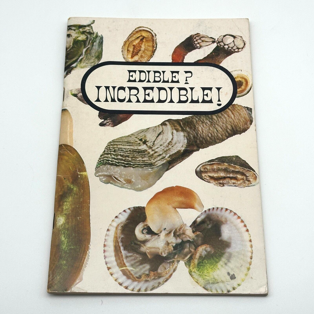 1973 Rare Marine Life Cookbook Third Edition Vintage Guide to Edible Seafood