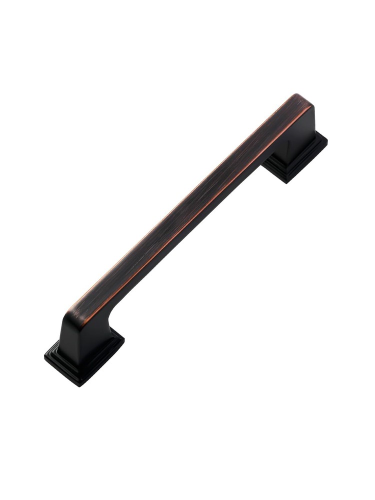 SORWDUERM 10 Pack Oil Rubbed Bronze Cabinet Pulls Square 3.78