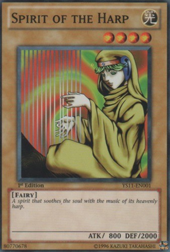 Spirit of the Harp YS11-EN001 Common 1st Edition LP Starter Deck Card
