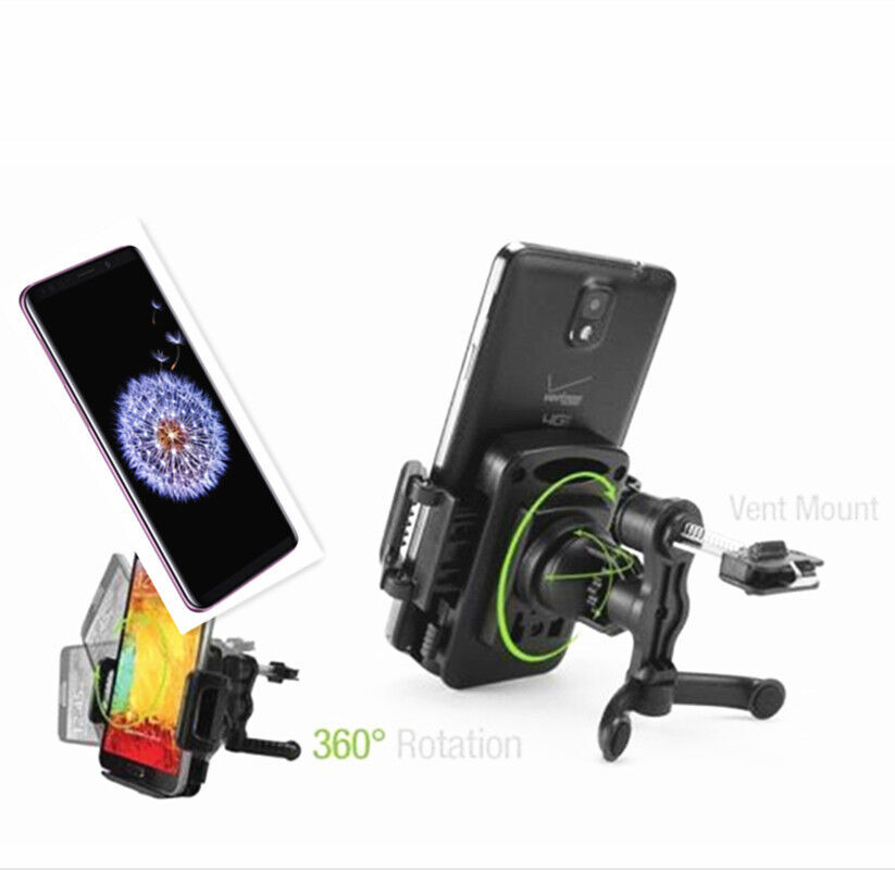 360° Adjustable Car Air Vent Mount Holder Cradle for Samsung Galaxy S10/S9/S8/S7