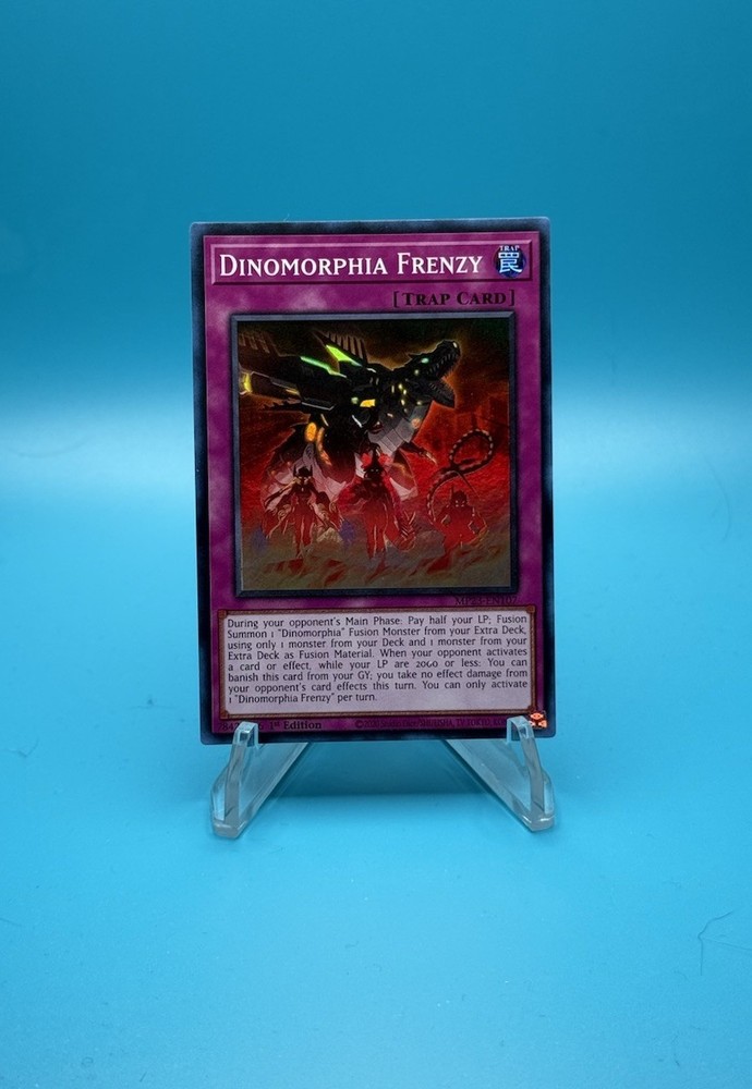 Yugioh Dinomorphia Frenzy MP23-EN107 25th Anniversary Tin Super Rare Card  