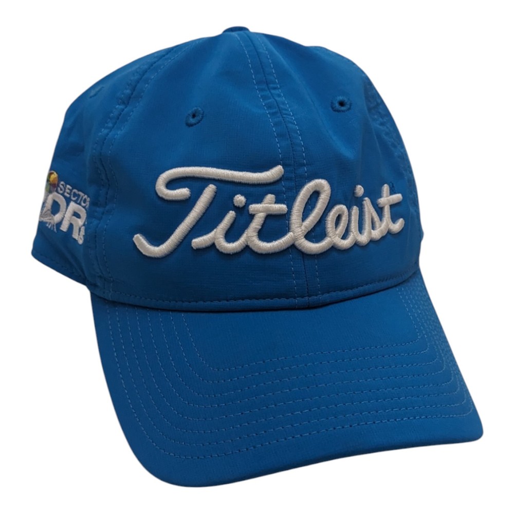 Titleist Golf Balls Ocean Blue Golfing SPDR Logo Baseball Cap Hat Strapback Dad