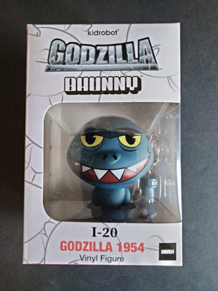 Vintage 1954 Godzilla I-20 Kidrobot Bhunny 4 Inch Vinyl Figure Loot Crate NIB