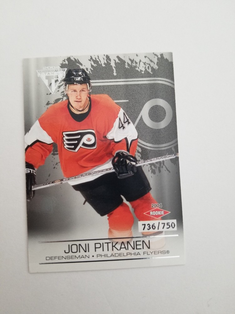 2003-04 Pacific Private Stock Titanium Joni Pitkanen #130 RC 736/750