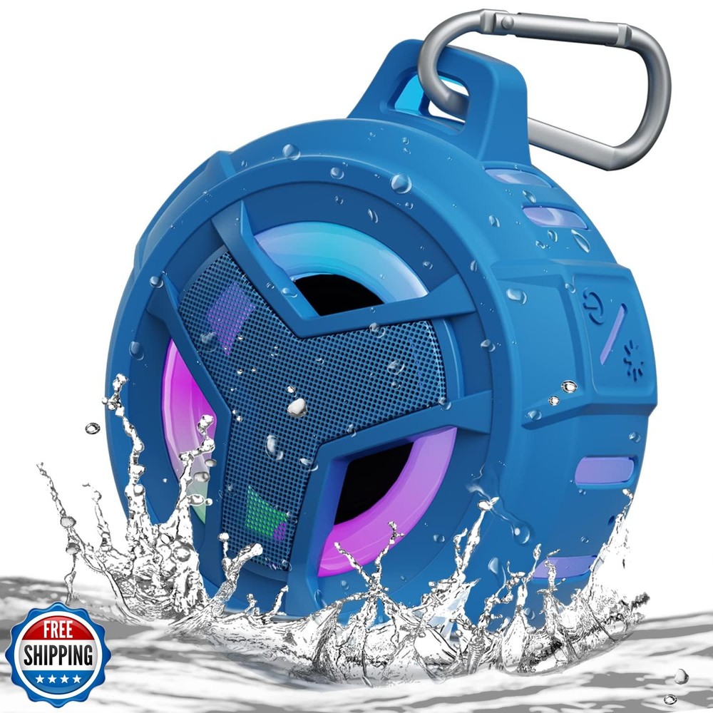 EBODA IPX7 Waterproof Floating Bluetooth Shower Speaker with Bass