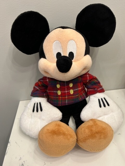 Disney's Mickey Mouse Plush 2013   17 inch Plaid Jacket Corduroy Pants