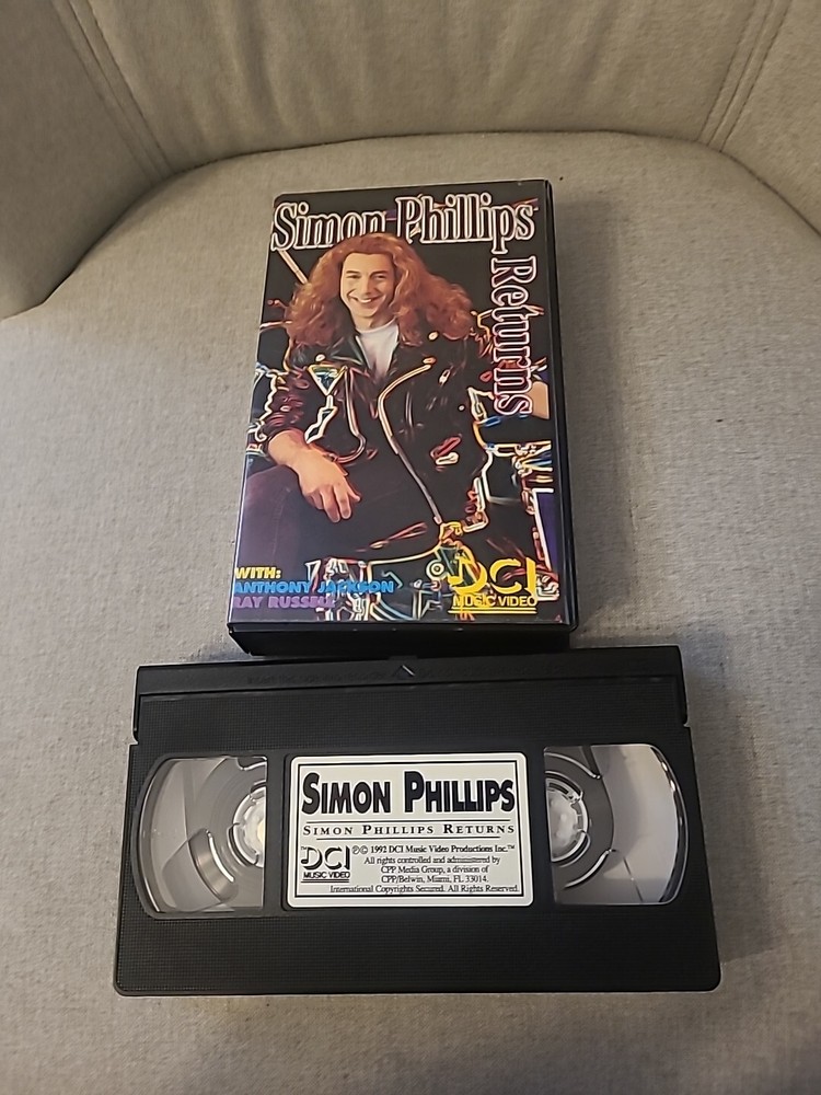 Simon Phillips Returns MV35 VHS