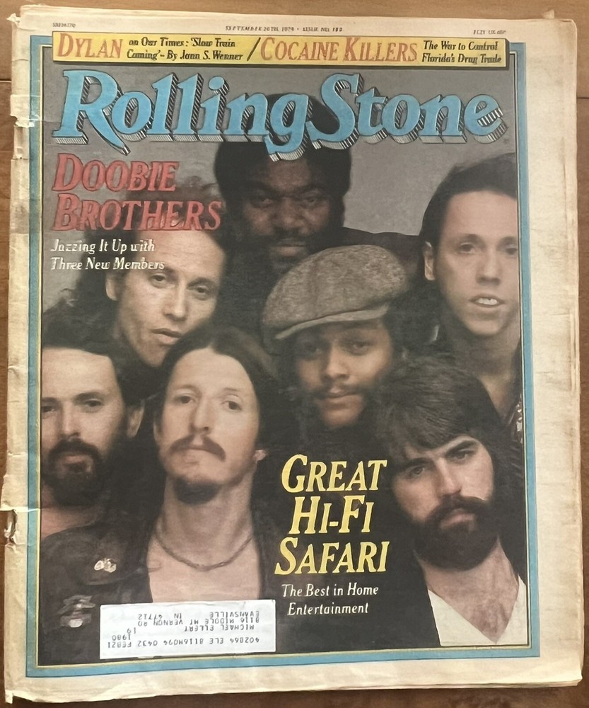 ROLLING STONE Magazine September 20th, 1979 Issue 300 Doobie Brothers