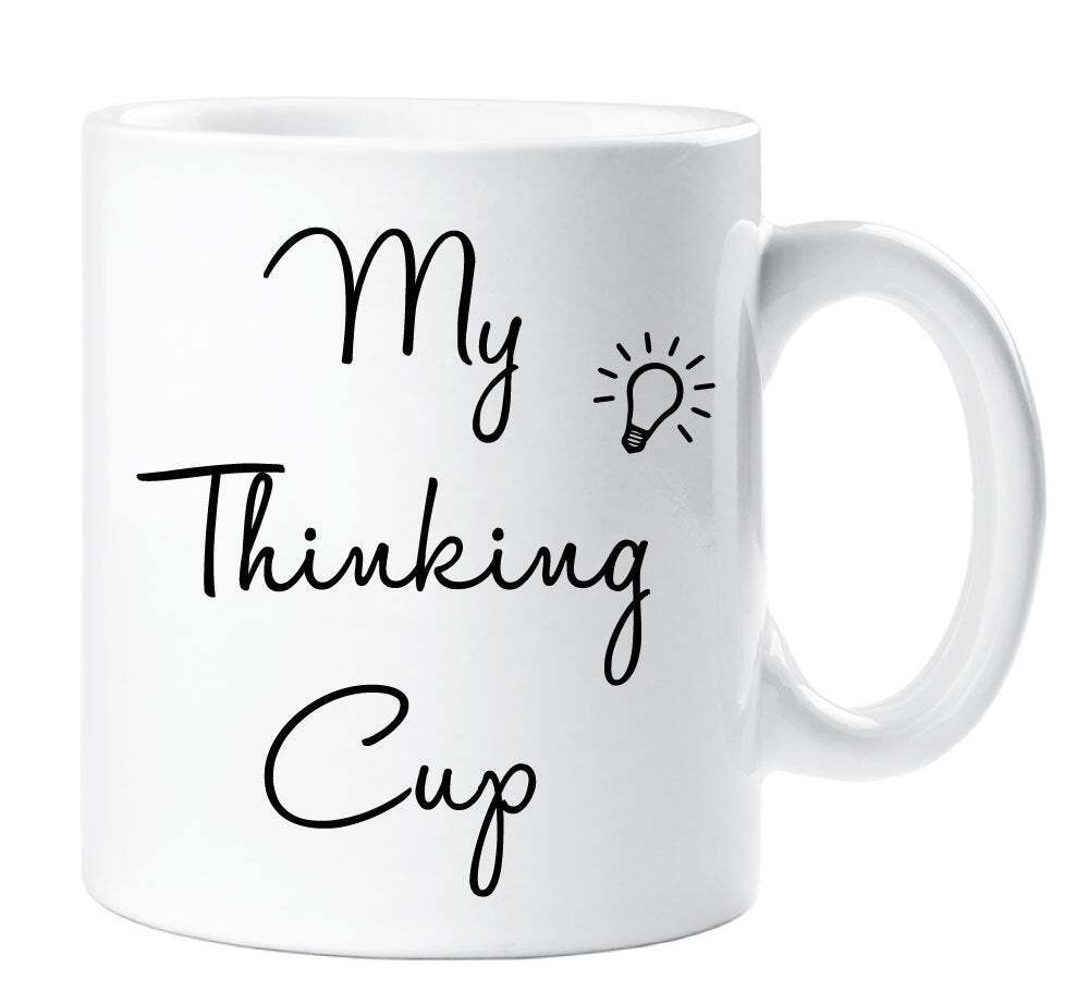 My Thinking Cupmug Ceramic Novelty Present Gift Funny Cup Valentines Present