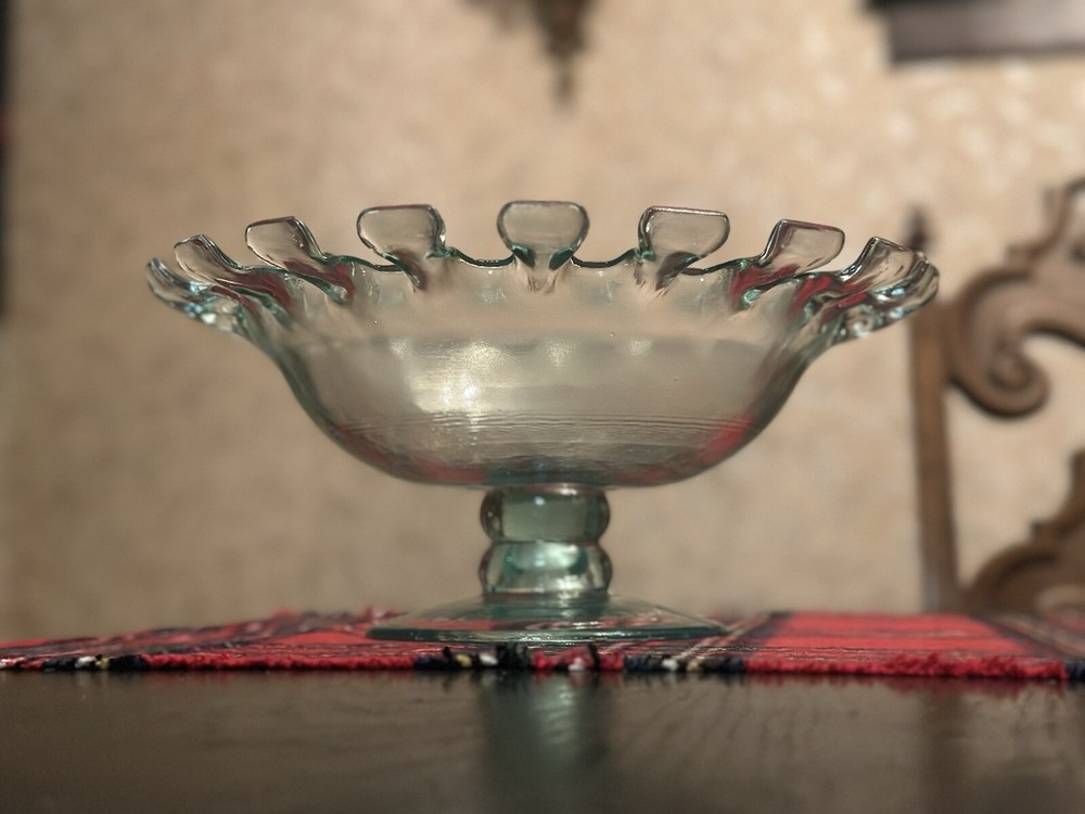 Eco-Friendly Recycled Glass Fruit Serving Bowl