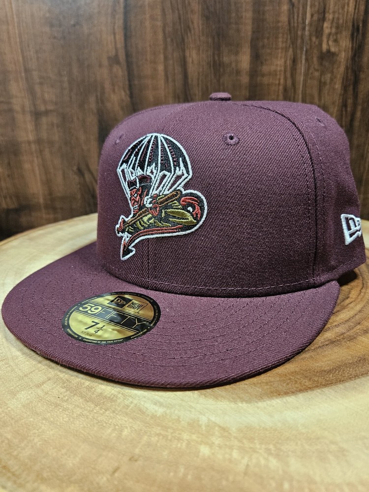 Fayetteville Woodpeckers New Era 59Fifty Fitted Hat Cap Size 7 1/4 Minor League