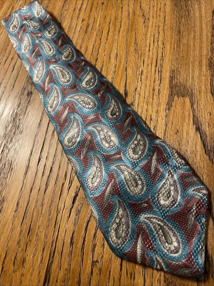 Vintage EUC Gitman Bros. Paisley Silk Tie Nordstrom Men’s Necktie